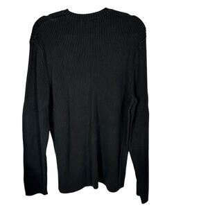 Express Black Heavyweight Ribbed Long Sleeve Sweater XL